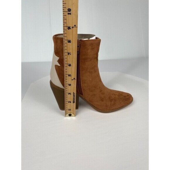 YOKI Women's  Bootie Ankle Boot Goldie Bootie Size 7.5 Muriel Rust Shoes New - Picture 3 of 16